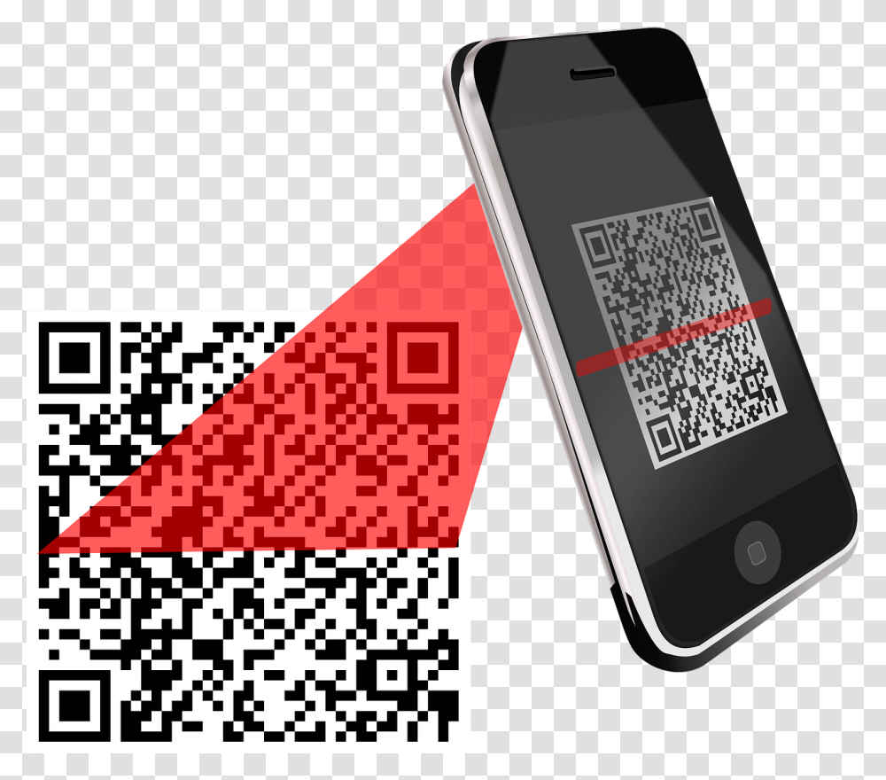 Qr Code Mobile Phone Transparent Png