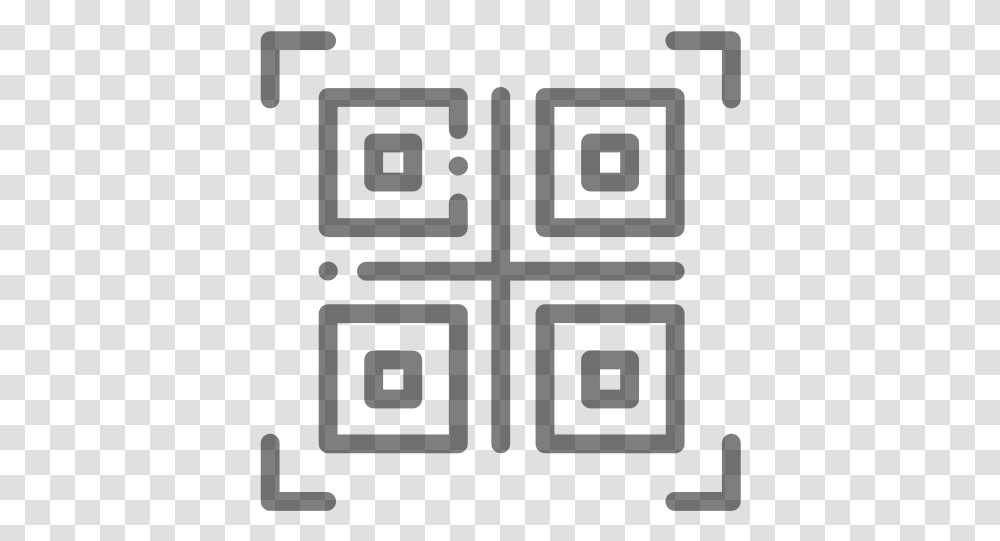 Qr Code Qr Code Icon, Gray Transparent Png