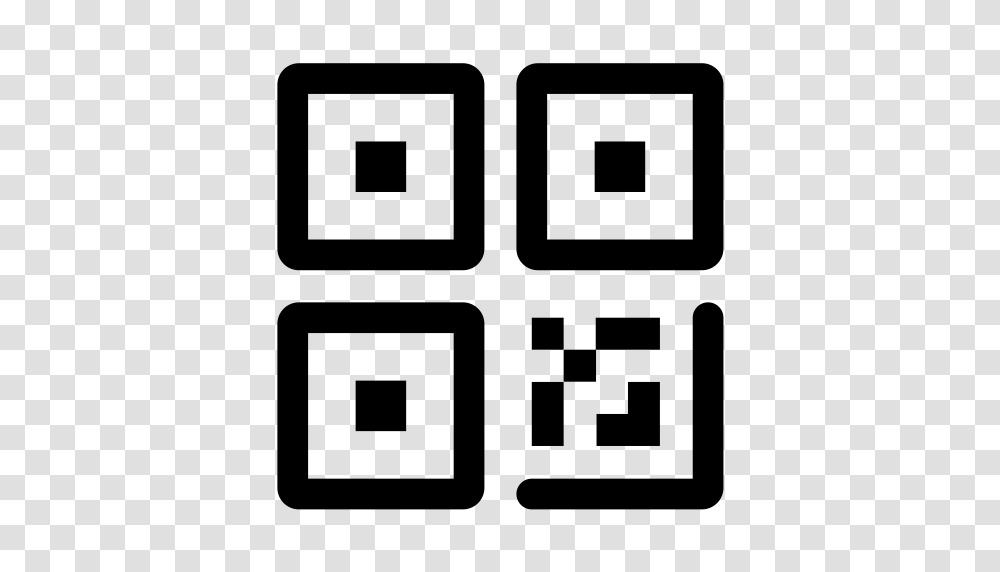 Qr Code Qr Code Technology Icon With And Vector Format, Gray, World Of Warcraft Transparent Png