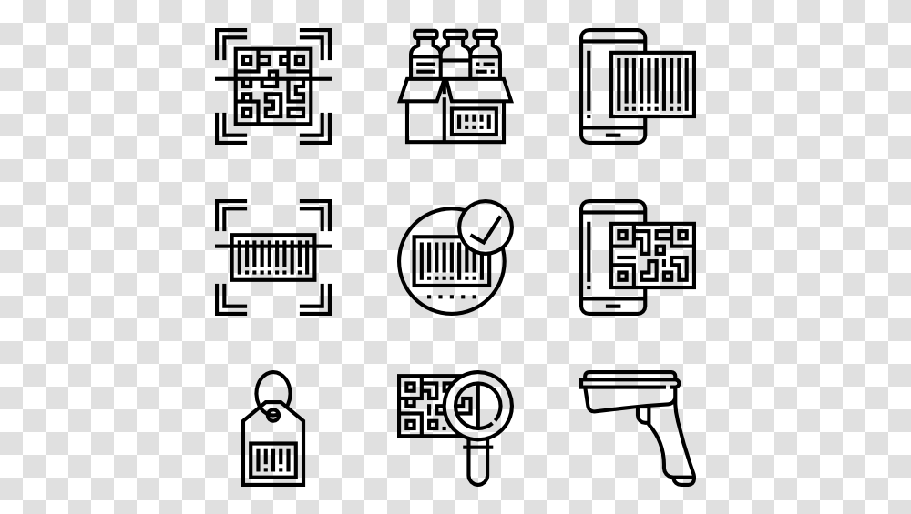 Qr Icons Free Hosting Icons, Gray, World Of Warcraft Transparent Png