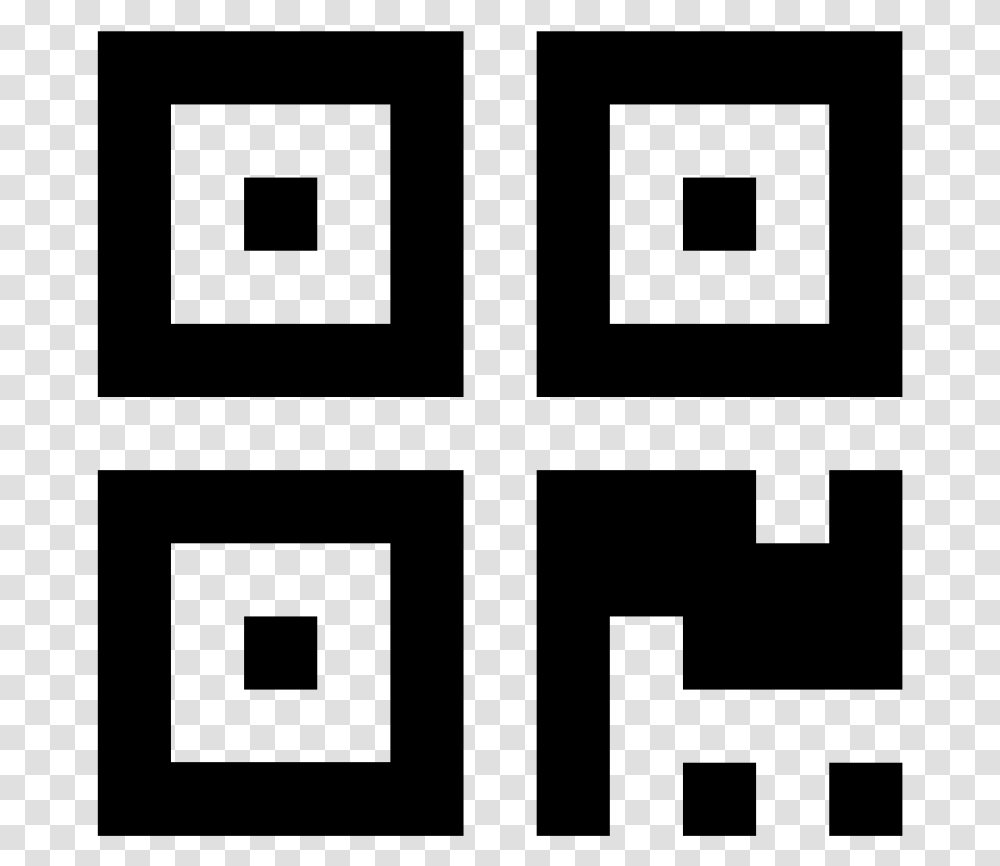 Qrcode Font Awesome Simple Qr Code, Gray, World Of Warcraft Transparent Png