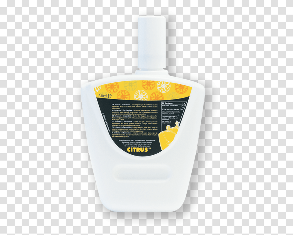 Quadrasan Citrus Perfume, Bottle, Label, Sunscreen Transparent Png