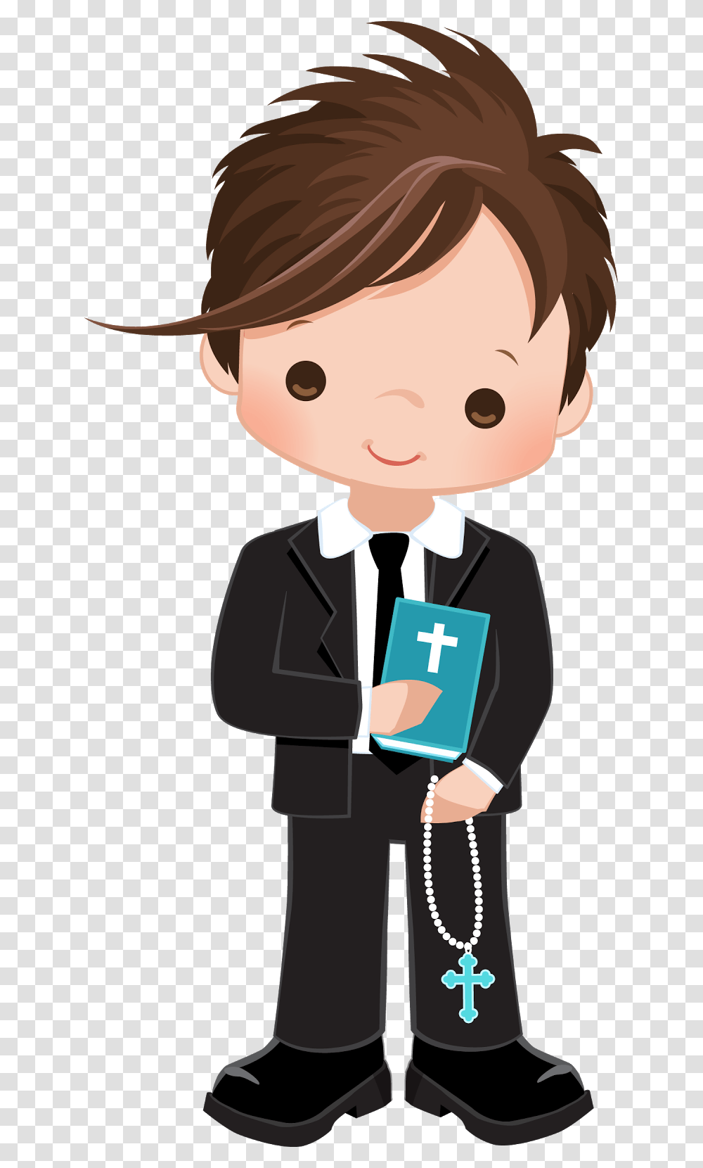 Quadrinho Communion First, Apparel, Hat, Person Transparent Png