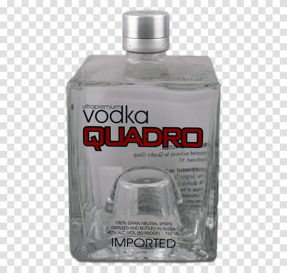 Quadro Vodka, Liquor, Alcohol, Beverage, Drink Transparent Png