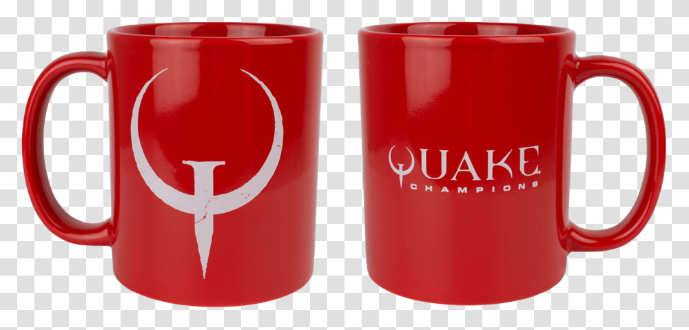 Quake Champions Mug Logo Quake Mug, Soda, Beverage, Drink, Coffee Cup Transparent Png
