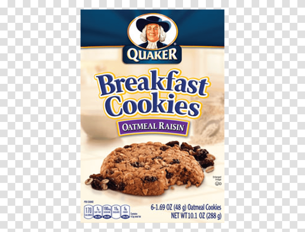 Quaker Breakfast Cookies, Food, Person, Flyer, Poster Transparent Png
