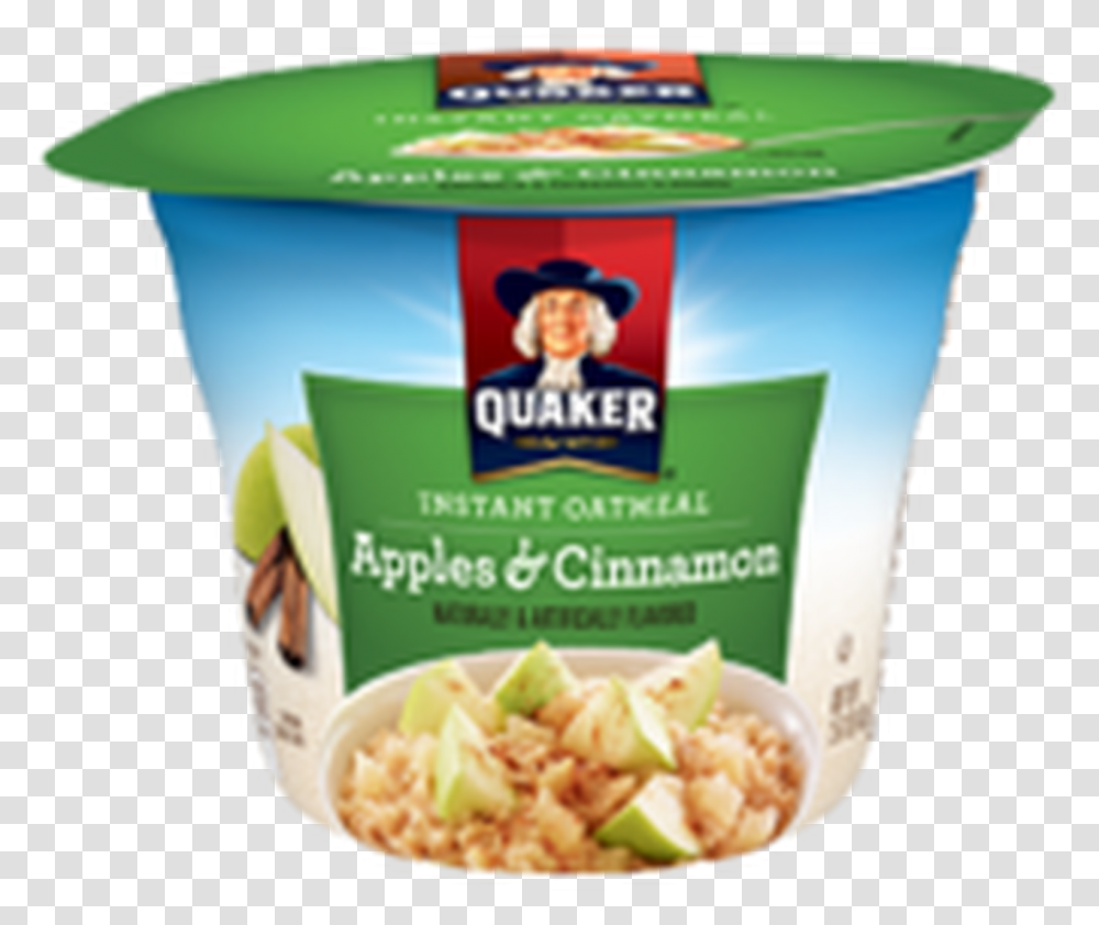 Quaker Instant Oatmeal Cups, Food, Plant, Dessert, Yogurt Transparent Png