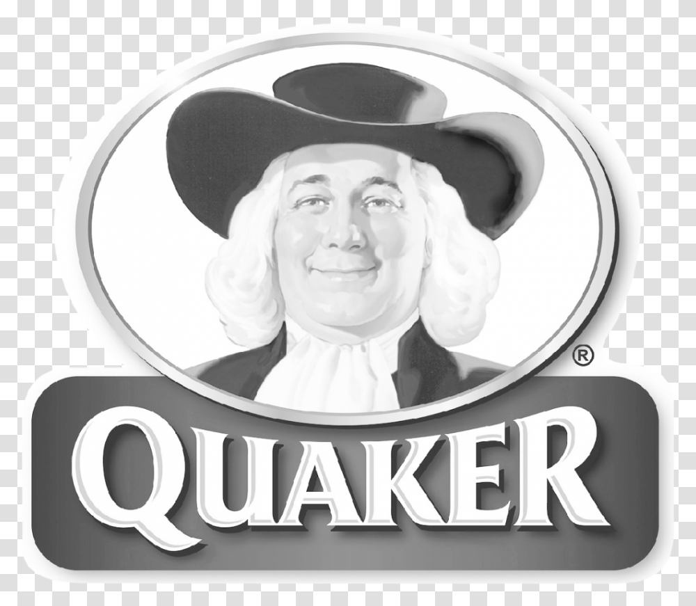 Quaker Logo Cowboy Hat, Person, Face Transparent Png