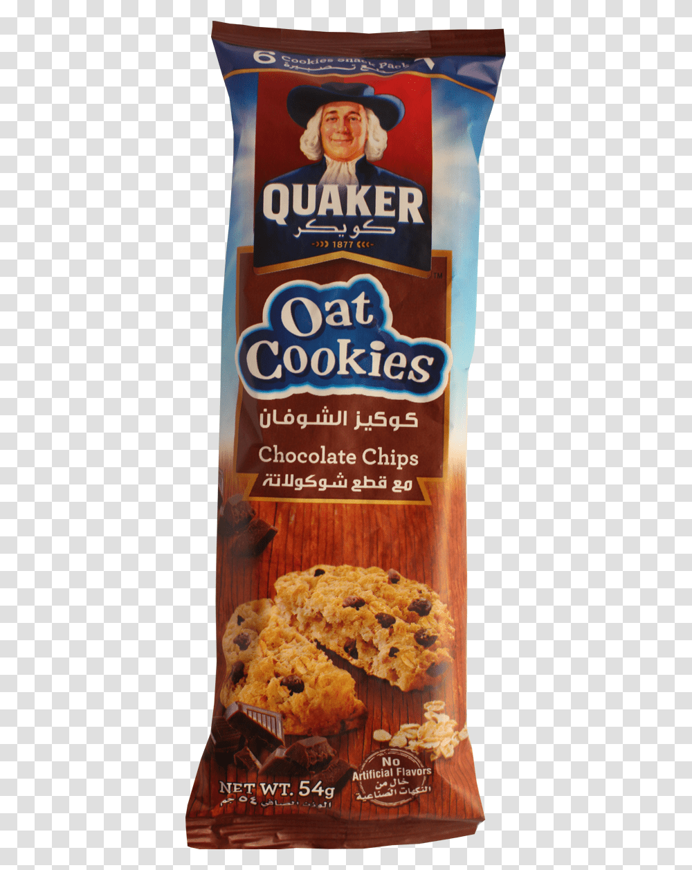 Quaker Oat Cookies Chocolate Chips, Food, Bread, Person, Dessert Transparent Png