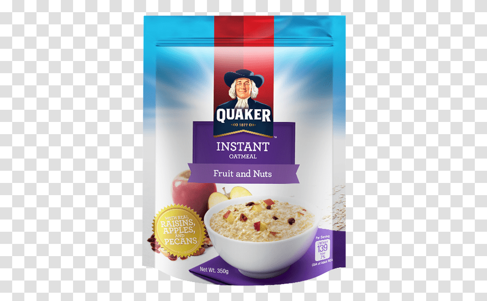 Quaker Oats With Nuts, Breakfast, Food, Oatmeal, Hat Transparent Png
