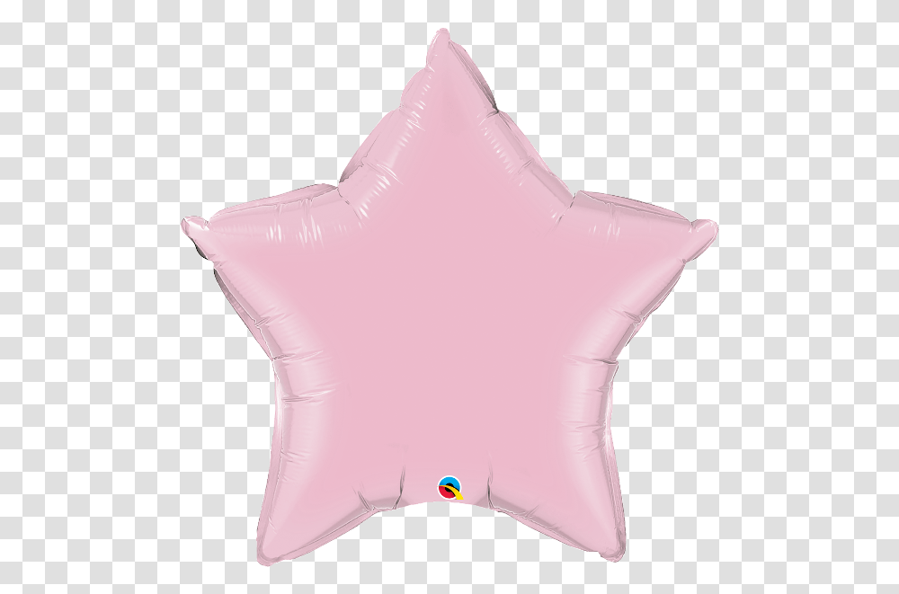Qualatex 36 Inch Light Pink Star Foil Star Balloon, Symbol, Star Symbol, Cushion, Animal Transparent Png