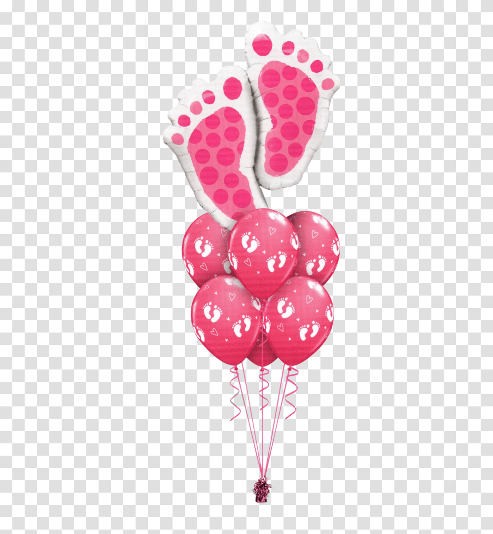 Qualatex Baby Feet Balloons, Sweets, Food, Confectionery Transparent Png