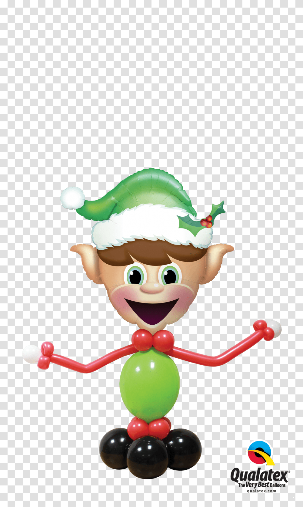 Qualatex Christmas Balloons Download Elf Supershape Balloon, Toy, Face Transparent Png