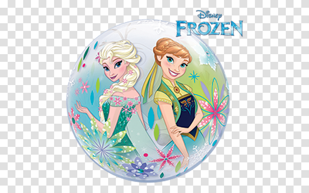 Qualatex Disney Frozen Fever Qualatex 12 Inch Air Fill 6th Birthday Frozen Design, Female, Person, Girl Transparent Png
