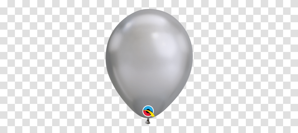 Qualatex Latex Chrome Silver, Balloon Transparent Png