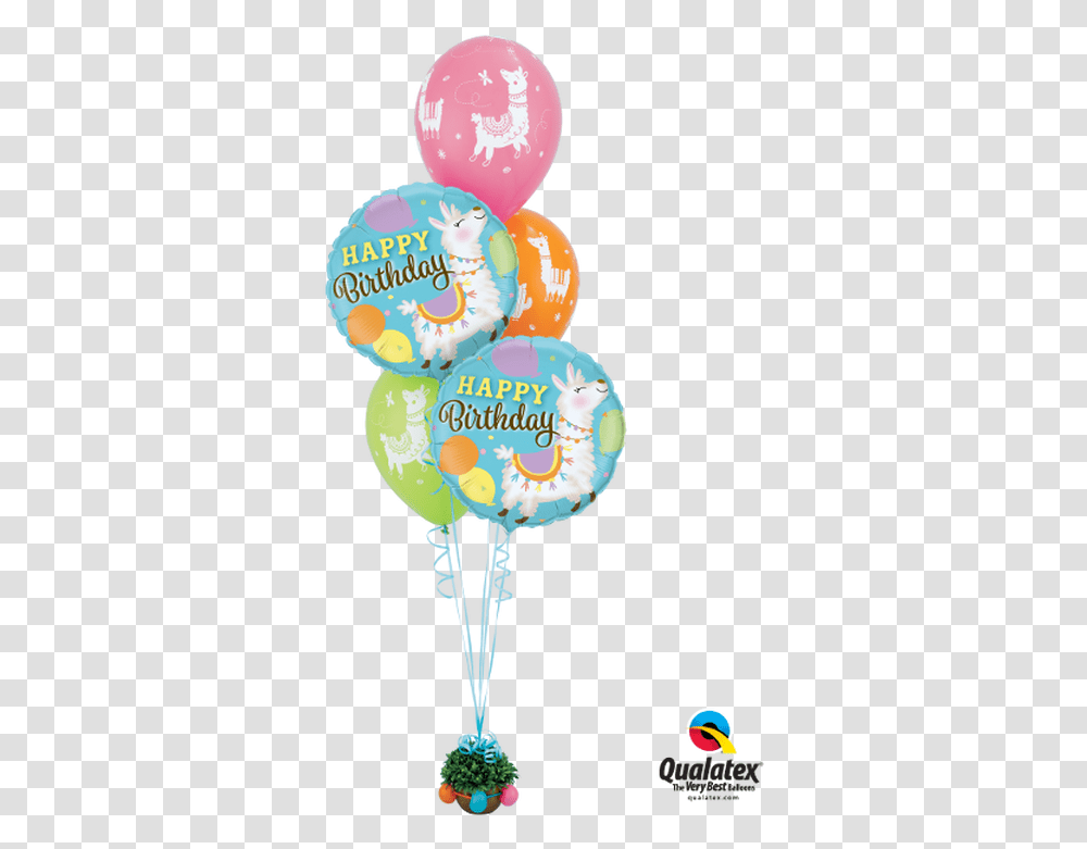 Qualatex Llama Balloons Transparent Png