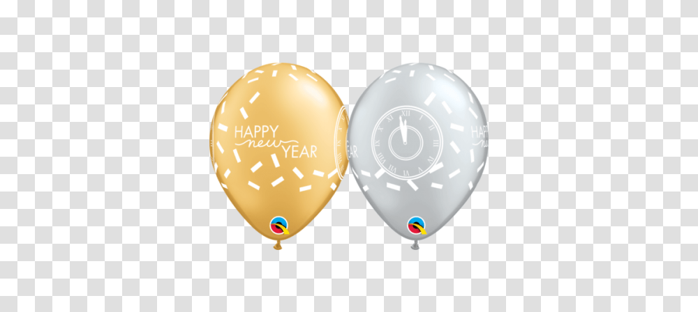 Qualatex Printed Latex New Year Confetti Countdown, Ball, Balloon, Plectrum Transparent Png