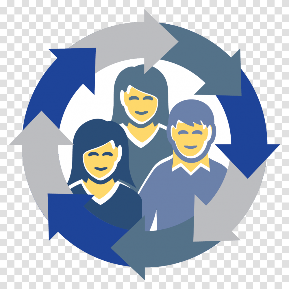 Quality Matters Sharing, Graphics, Art, Person, Recycling Symbol Transparent Png