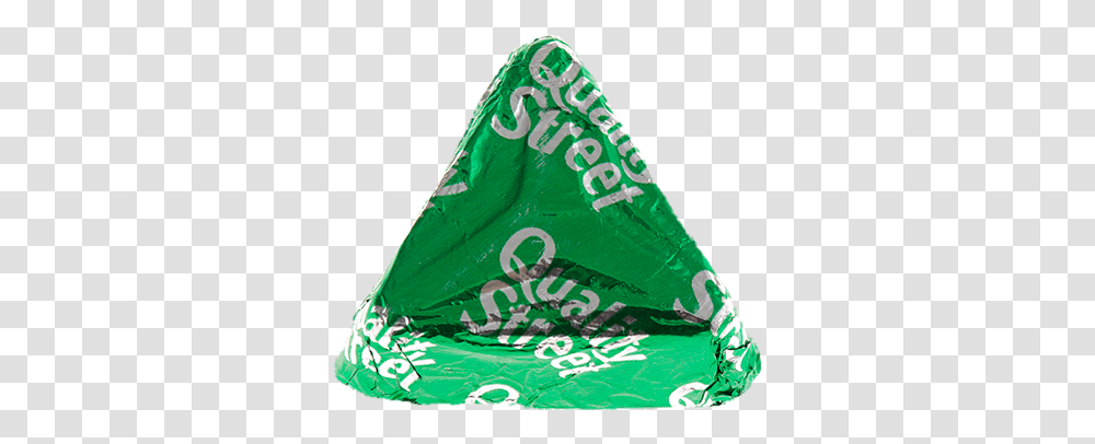 Quality Street Green Triangle Tent, Clothing, Apparel, Hat, Shoe Transparent Png