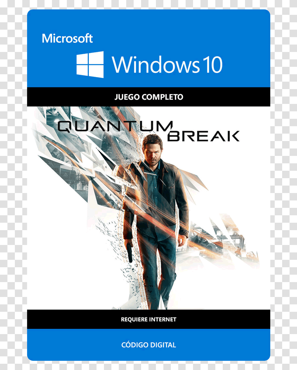 Quantum Break Xbox One, Person, Poster, Advertisement, Flyer Transparent Png