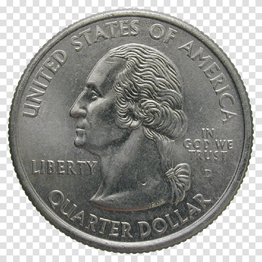 Quarter Coin Benche Alt Attribute Medal United States Of America Coins 2007, Money, Nickel, Helmet Transparent Png