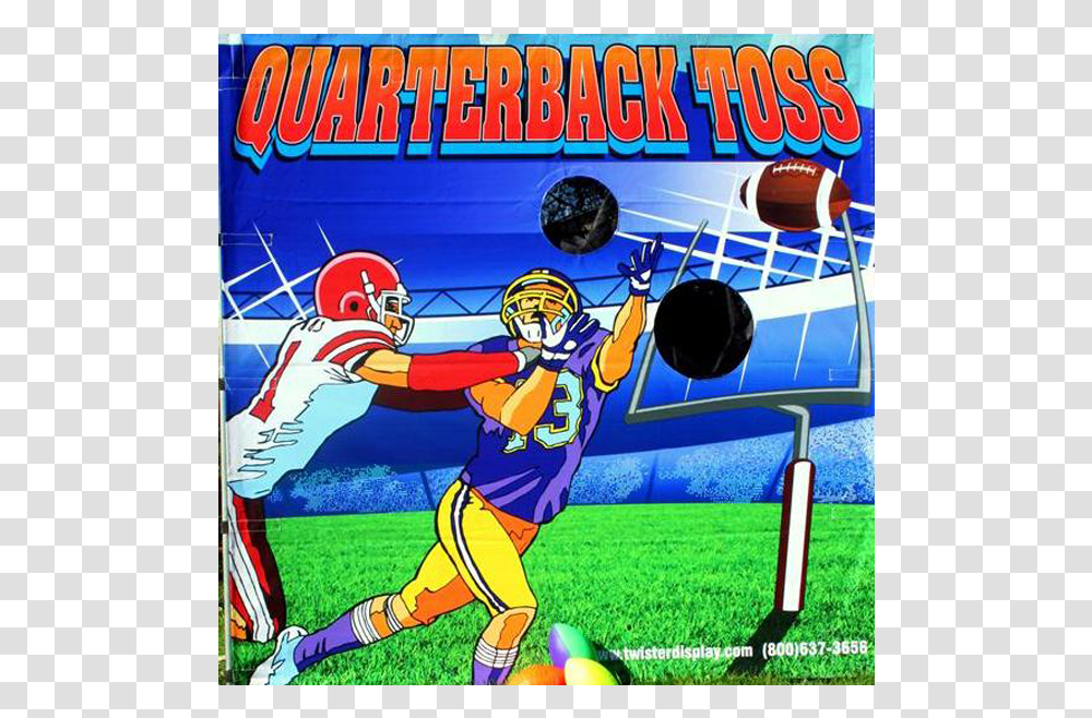 Quarterback Toss Carnival Game, Person, People, Team Sport Transparent Png