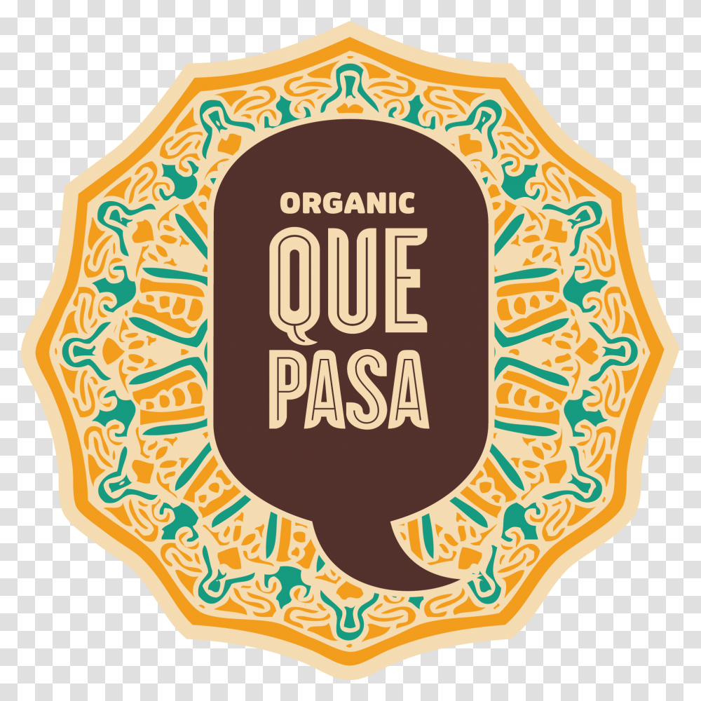 Que Pasa Tortilla Chips, Logo, Trademark Transparent Png