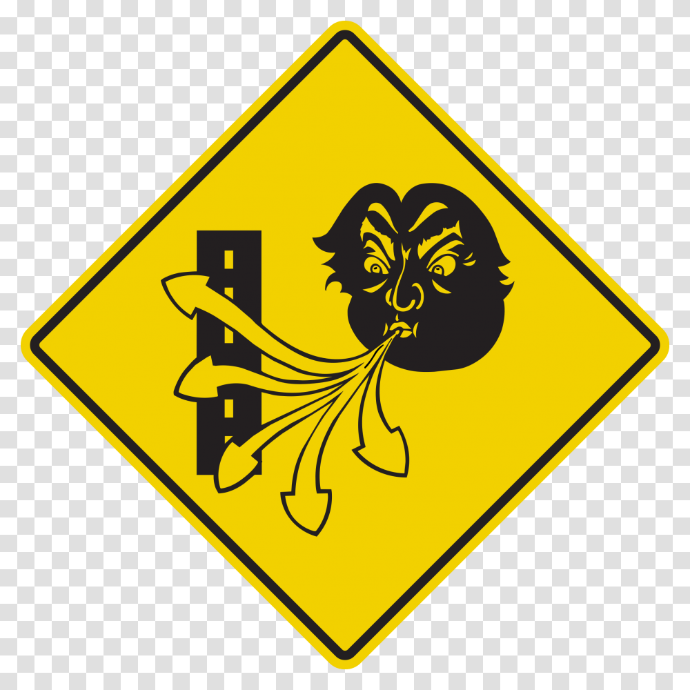 Quebec Windy Road Sign, Stopsign Transparent Png