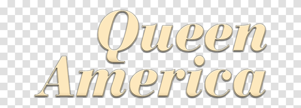 Queen America Logo Calligraphy, Text, Alphabet, Word, Label Transparent Png