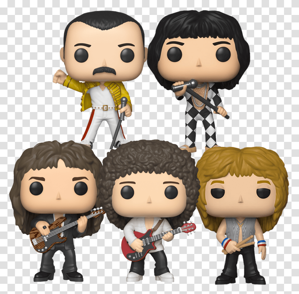 Queen Band Pop Vinyl, Doll, Toy, Plush, Figurine Transparent Png