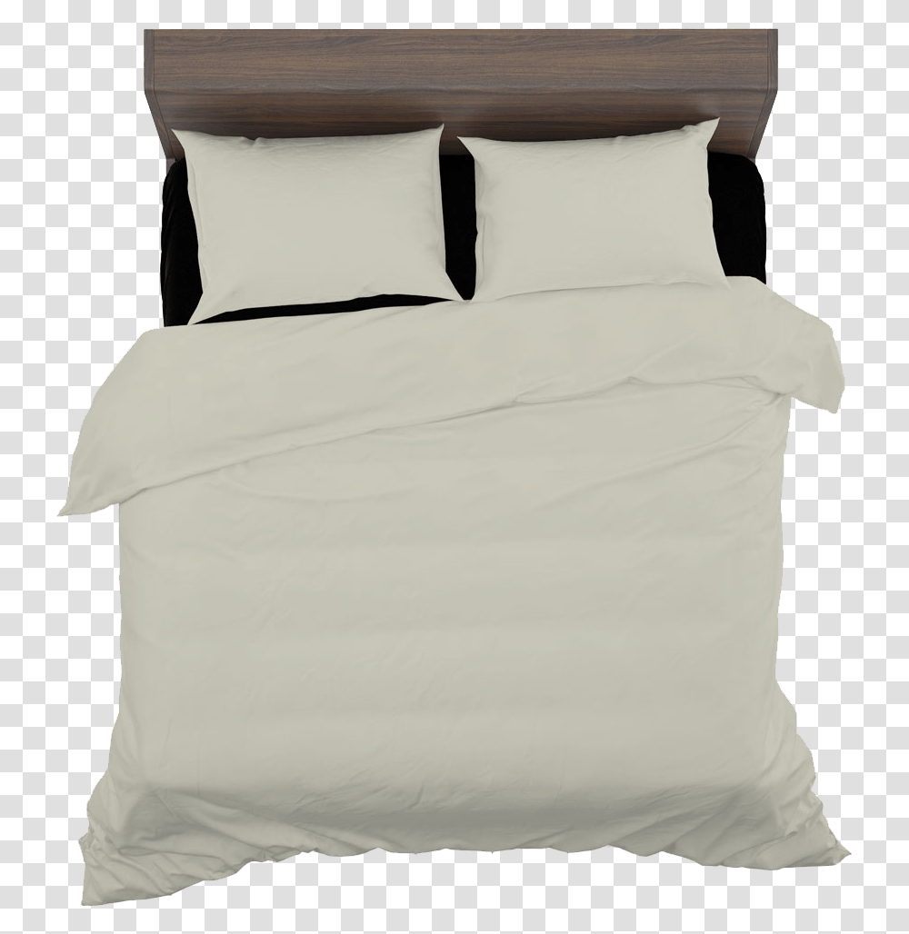 Queen Bed Top View, Pillow, Cushion, Diaper, Furniture Transparent Png