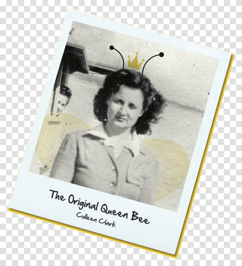 Queen Bee Girl, Person, Text, Poster, Advertisement Transparent Png