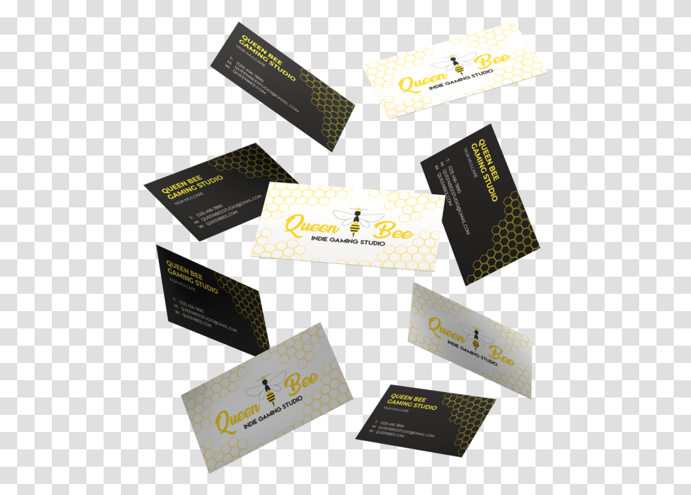 Queen Bee Indie Gaming Studio - Yaja' Mulcare, Text, Paper, Business Card Transparent Png