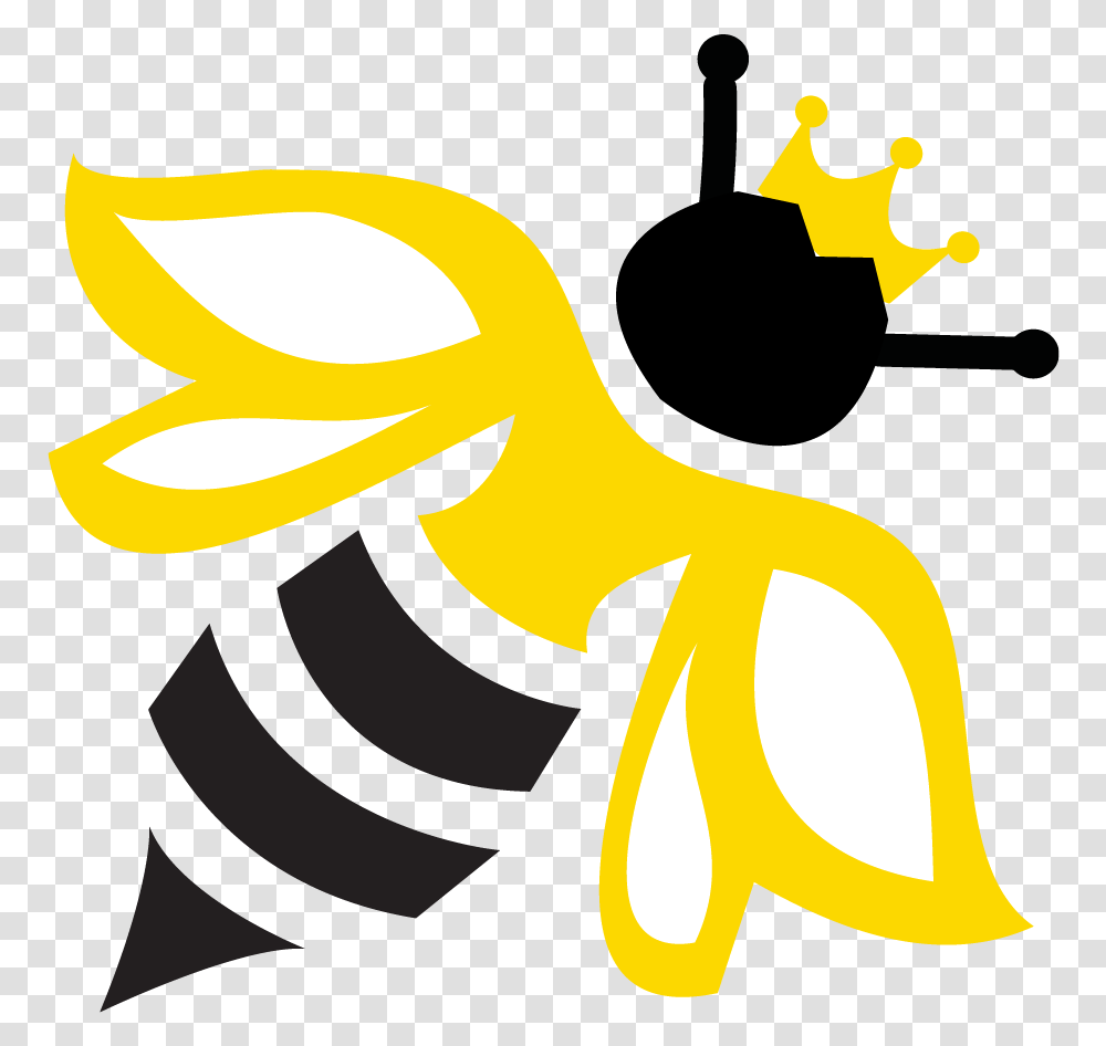 Queen Bee Logo Design Queen Bee Clip Art, Animal, Bird, Penguin, Graphics Transparent Png