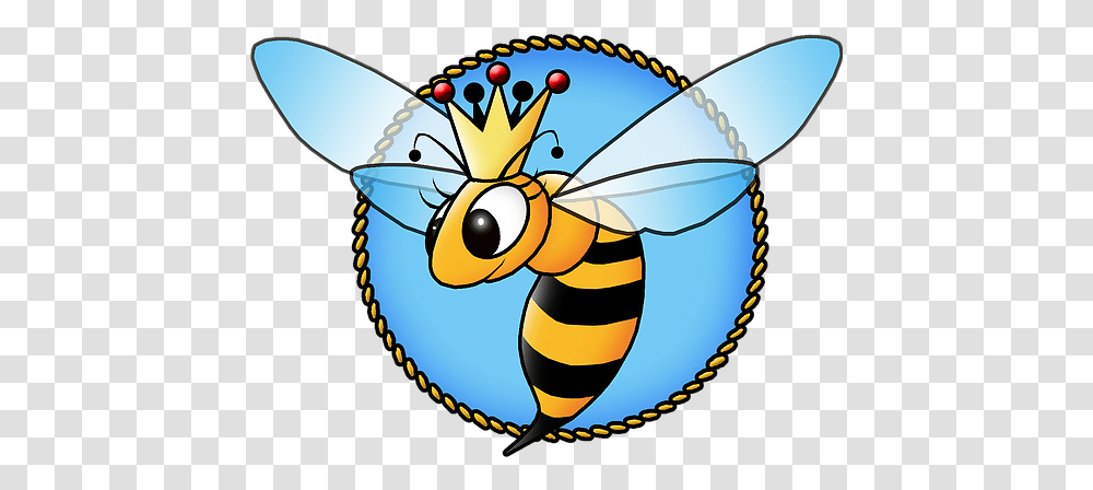 Queen Bee Notary Animated Queen Bee, Honey Bee, Insect, Invertebrate, Animal Transparent Png