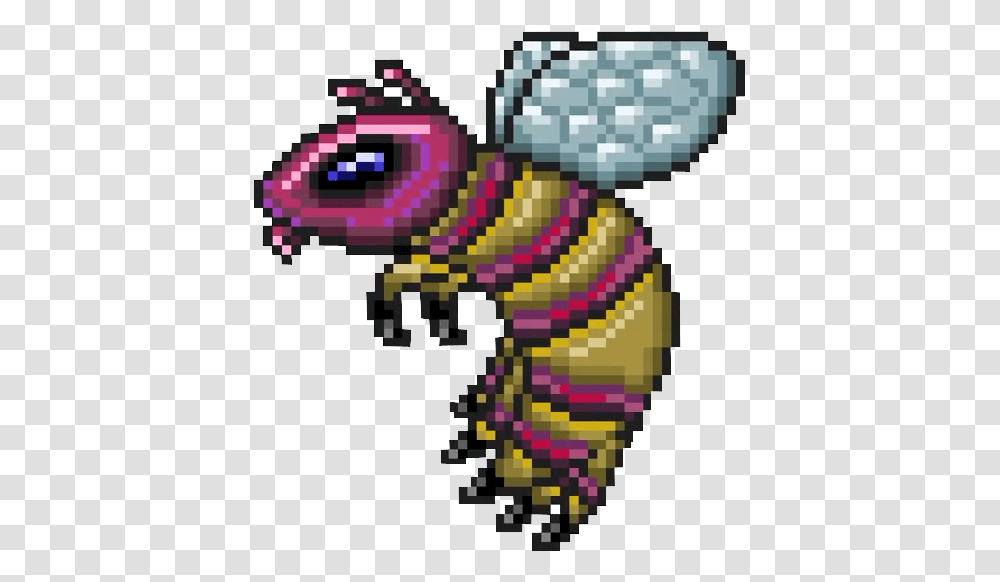 Queen Bees Early Concept Terraria Wasp, Dragon, Table, Furniture, Bead Transparent Png