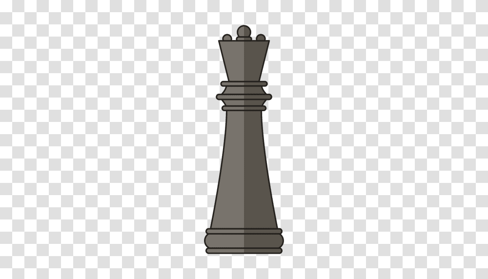 Queen Chess Figure Black, Architecture, Building, Pillar, Column Transparent Png