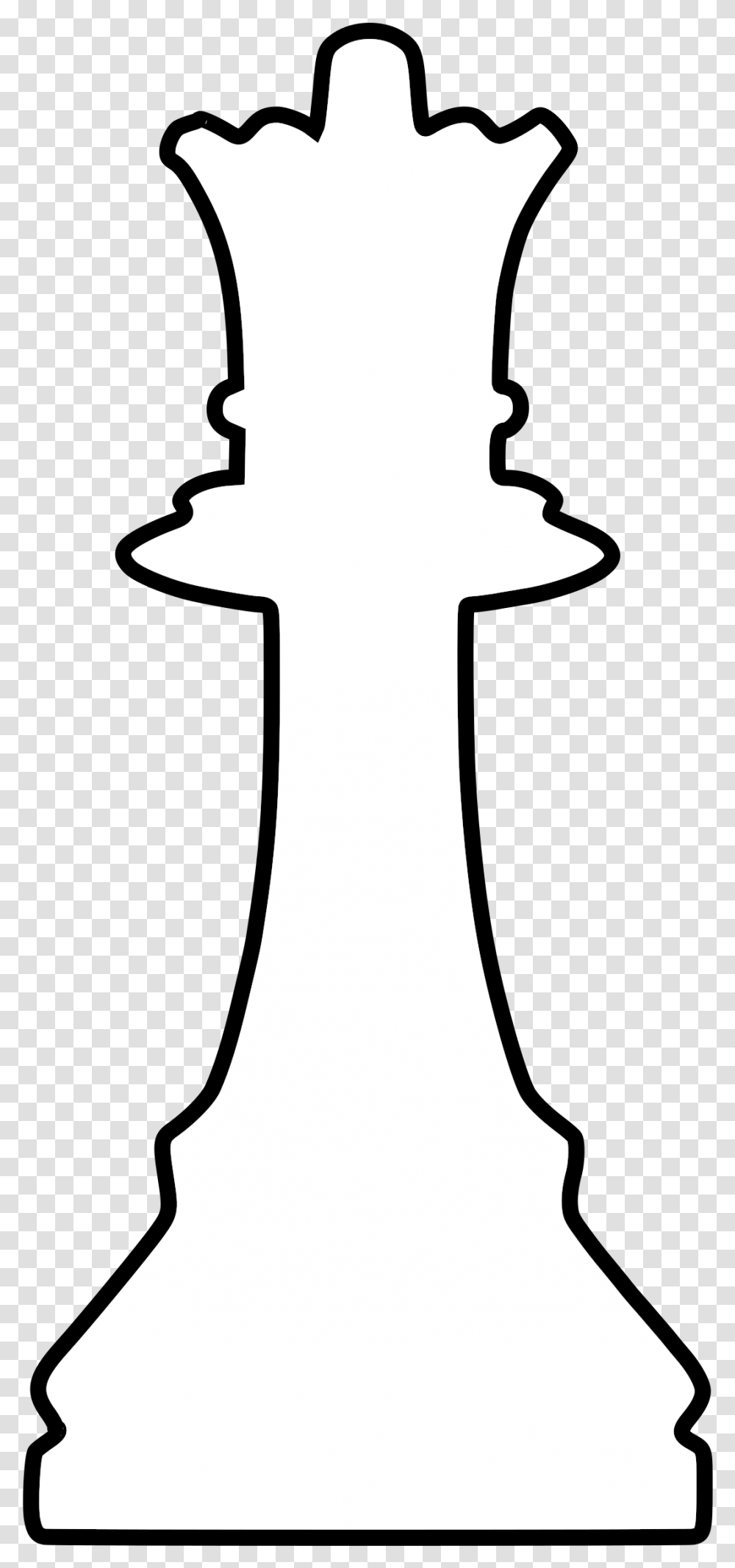 Queen Chess Piece Silhouette White, Person, Cutlery, Tombstone Transparent Png