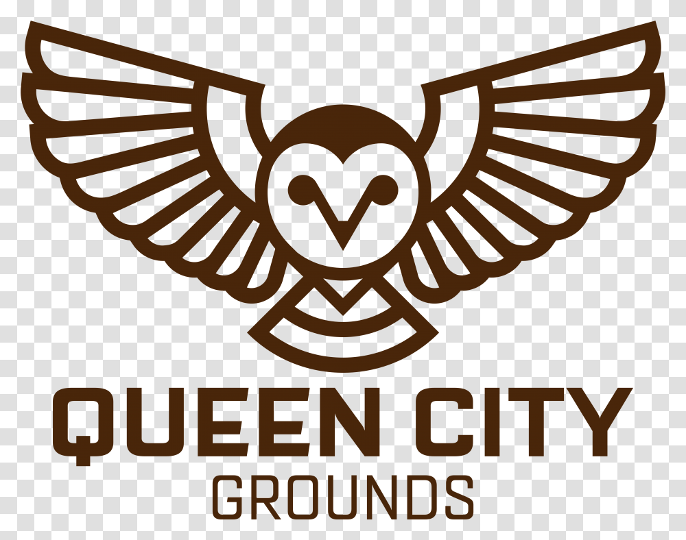 Queen City Grounds Logo Regnum Hotel Restaurant, Symbol, Emblem, Trademark Transparent Png