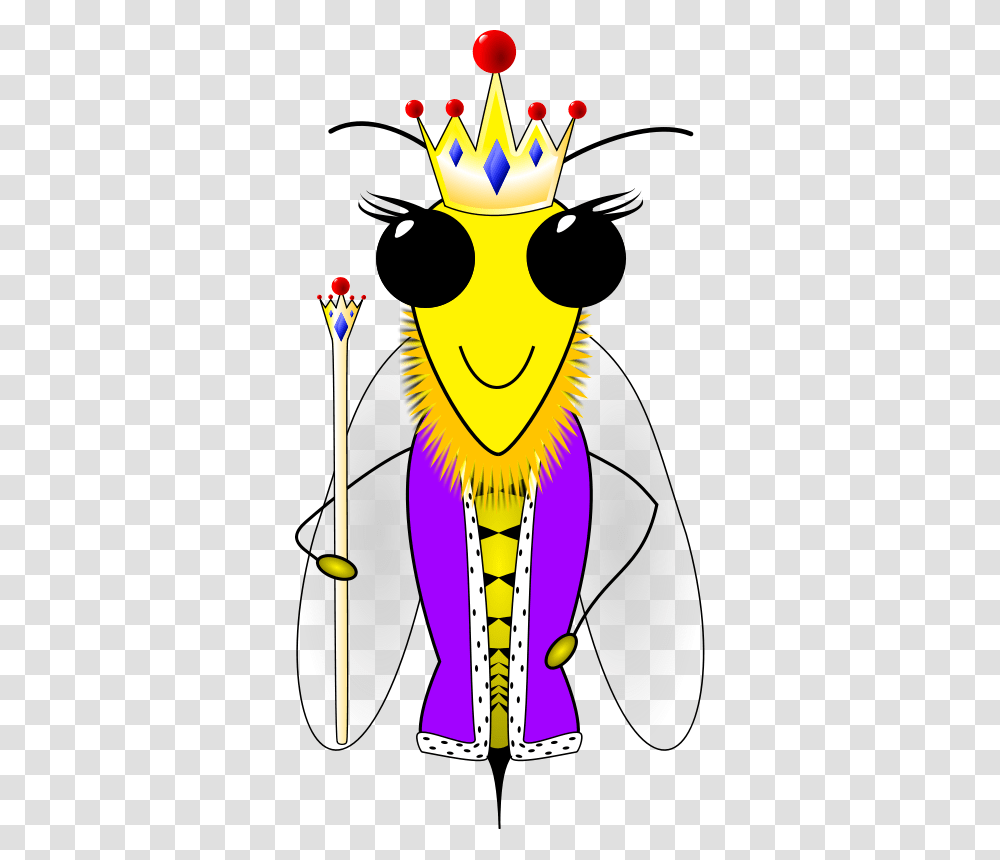 Queen Clip Art Free Clip Art Pictures Of Bees, Animal, Face, Mammal Transparent Png