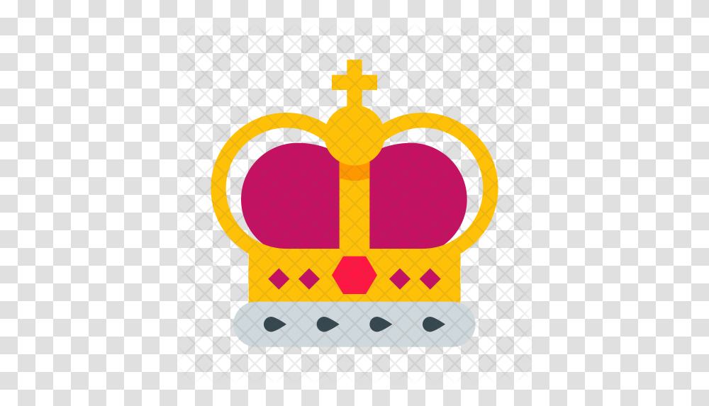 Queen Crown Icon Of Flat Style Crowen Icone, Accessories, Accessory, Jewelry, Cross Transparent Png