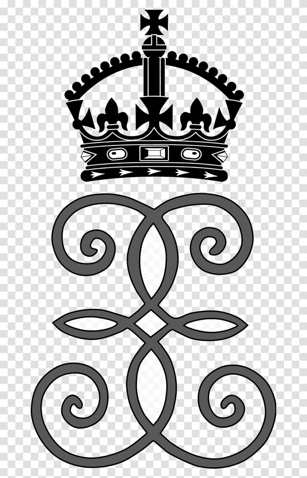 Queen Crown Royal Vector Clipart Queen Elizabeth Royal Monogram, Stencil, Label, Architecture Transparent Png