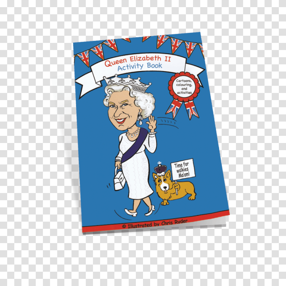 Queen Elizabeth Colouring Book, Poster, Advertisement, Flyer, Paper Transparent Png