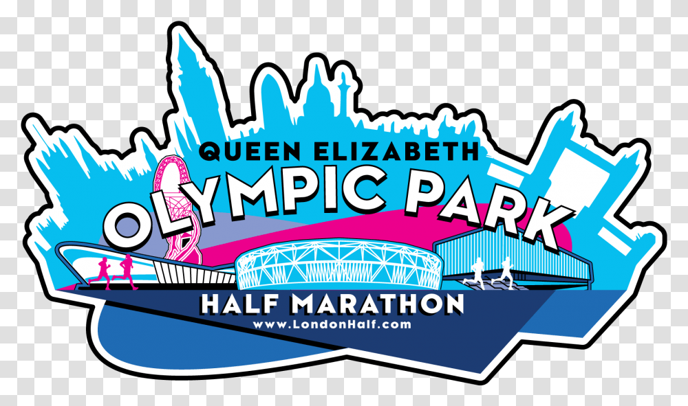 Queen Elizabeth Olympic Park Half Marathon Queen Elizabeth Olympic Park, Poster, Advertisement, Flyer, Paper Transparent Png