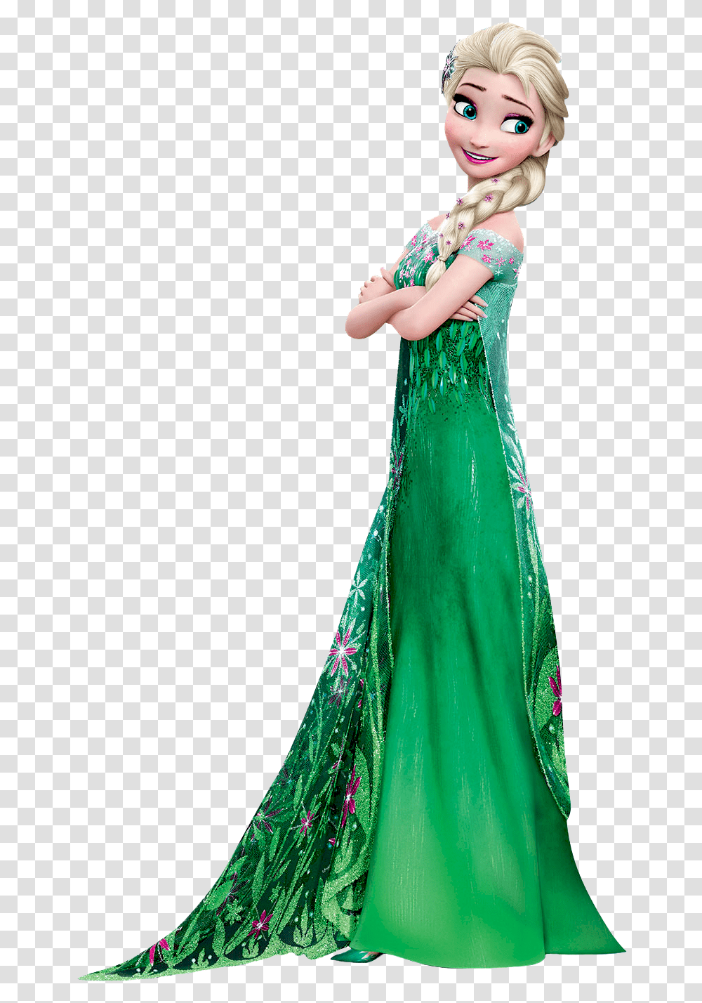 Queen Elsa Frozen Fever Frozen Elsa Frozen Fever, Clothing, Apparel, Evening Dress, Robe Transparent Png