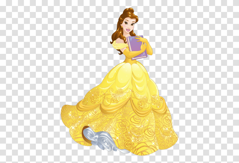 Queen Emma Chocolate & Clipart Free Download Disney Princess Belle With Book, Figurine, Toy, Doll, Barbie Transparent Png