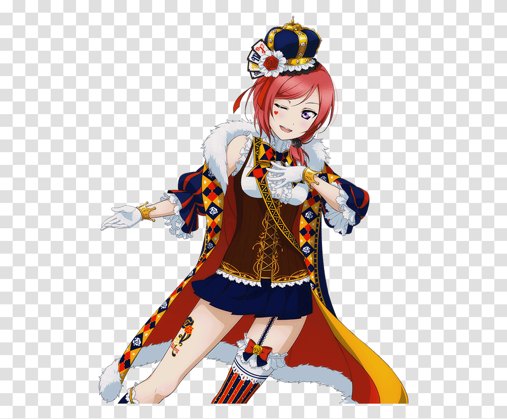 Queen Free Image All Love Live Magician Maki, Person, Costume, Leisure Activities, Manga Transparent Png