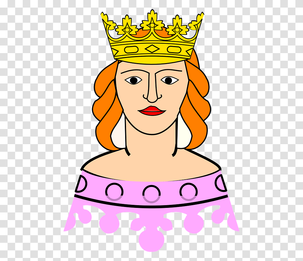 Queen Image Clipart Of Queen, Face, Clothing, Smile, Neck Transparent Png