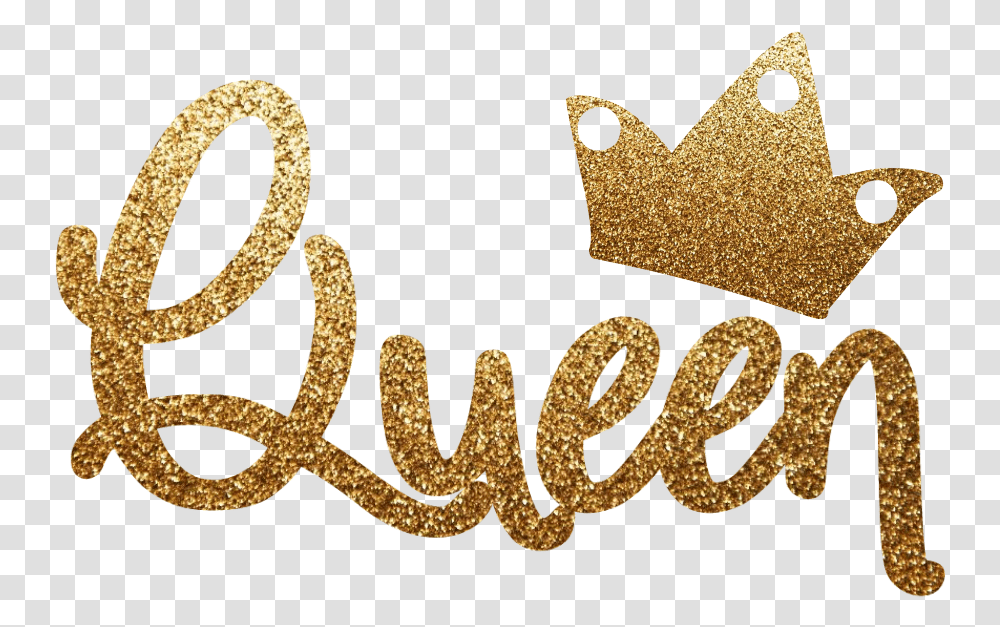 Queen Imthequeen Gold Glitter Goldglitter Crown Goldcro Gold Glitter Crown Clipart, Rug, Sweets, Food, Light Transparent Png