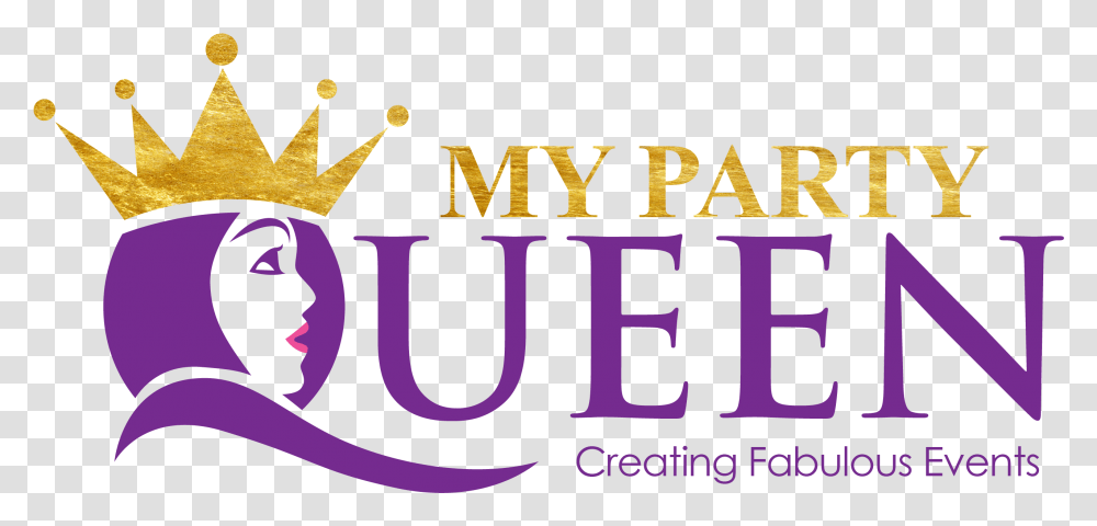Queen Logo Party Event Logo Design, Alphabet, Label, Word Transparent Png